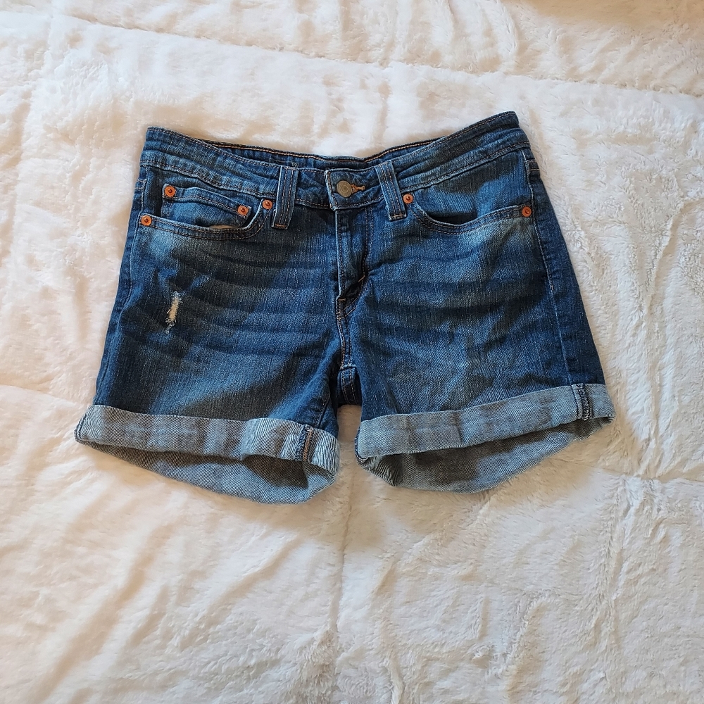 Levi's denim shorts